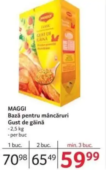 Selgros MAGGI Bază pentru mâncăruri Gust de găină Ofertă