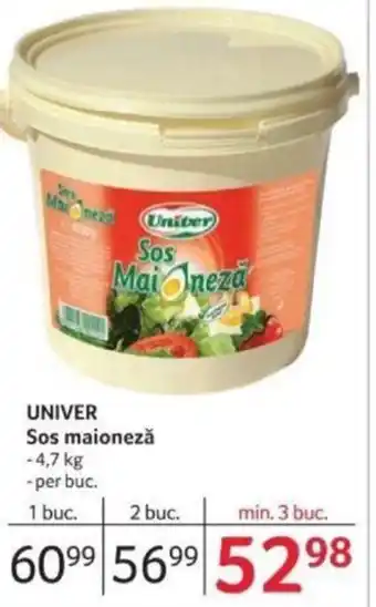 Selgros UNIVER Sos maioneză Ofertă