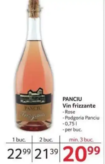 Selgros PANCIU Vin frizzante Ofertă