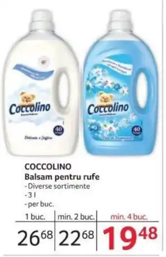 Selgros COCCOLINO Balsam pentru rufe Ofertă