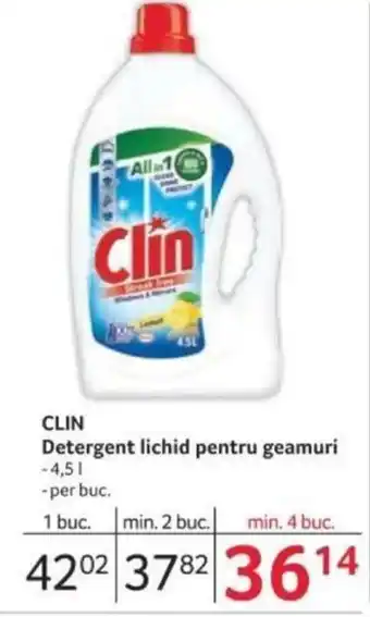 Selgros CLIN Detergent lichid pentru geamuri Ofertă
