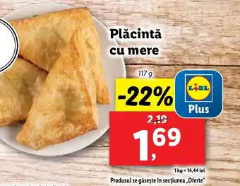 Lidl Plăcintă cu mere Ofertă