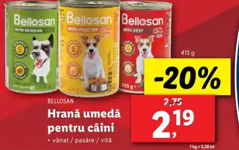 Lidl BELLOSAN Hrană umedă pentru câini Ofertă