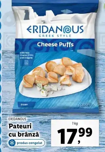 Lidl ERIDANOUS Pateuri cu brânză Ofertă
