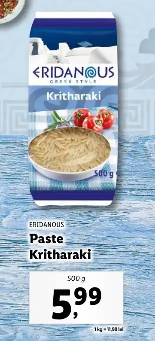 ERIDANOUS Paste Kritharaki
