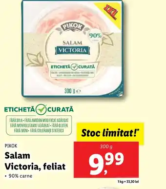 Lidl PIKOK Salam Victoria, feliat Ofertă