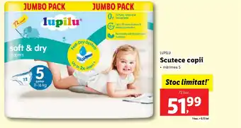 Lidl LUPILU Scutece copii Ofertă
