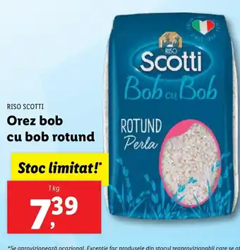 Lidl RISO SCOTTI Orez bob cu bob rotund Ofertă