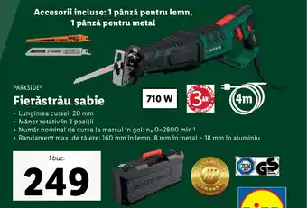 Lidl Fierăstrău sabie Ofertă
