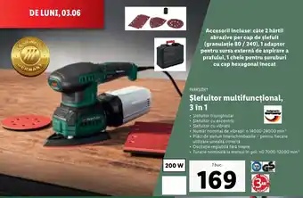 Şlefuitor multifuncţional, 3 în 1