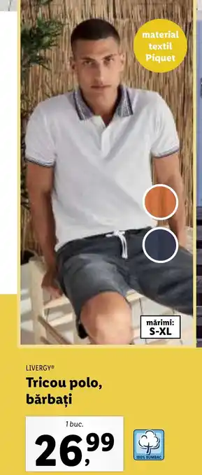 Lidl Tricou polo, bărbați Ofertă