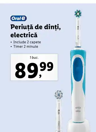 Lidl Periuţă de dinți, electrică Ofertă