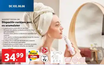 Lidl Dispozitiv curățare pori, cu acumulator Ofertă