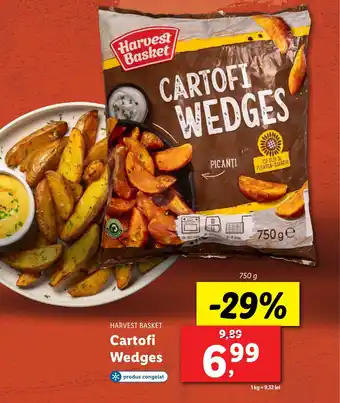 Lidl HARVEST BASKET Cartofi Wedges Ofertă