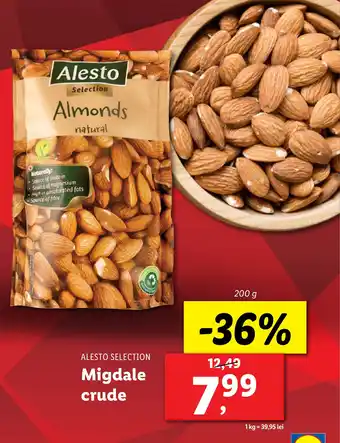 Lidl ALESTO SELECTION Migdale crude Ofertă