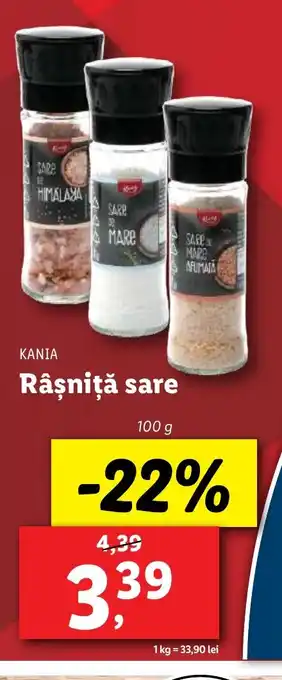 Lidl KANIA Râşniţă sare Ofertă