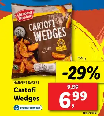 Lidl HARVEST BASKET Cartofi Wedges Ofertă