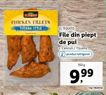 Lidl EL TEQUITO File din piept de pui Ofertă