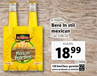 Lidl EL TEQUITO Bere în stil mexican Ofertă