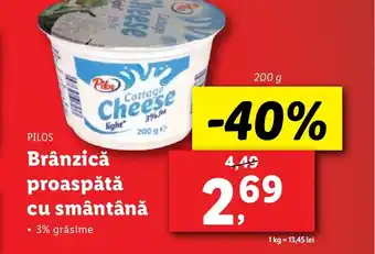 Lidl PILOS Brânzică proaspătă cu smântână Ofertă