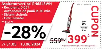 Selgros Aspirator vertical RH6543WH Ofertă