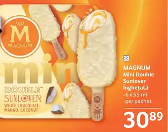 Selgros MAGNUM Mini Double Sunlover Îngheţată Ofertă