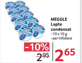 Selgros MEGGLE Lapte condensat Ofertă