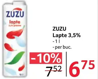 Selgros ZUZU Lapte 3,5% 1L Ofertă