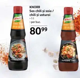 Selgros KNORR Sos chili şi soia / chili şi usturoi Ofertă