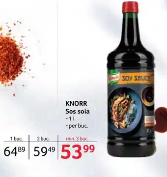 Selgros KNORR Sos soia Ofertă