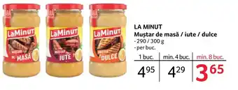 Selgros LA MINUT Muştar de masă / iute / dulce Ofertă