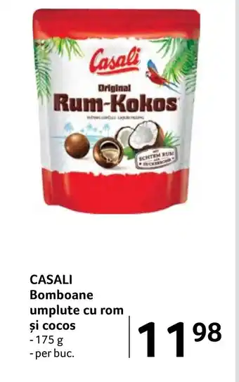 Selgros CASALI Bomboane umplute cu rom si cocos Ofertă