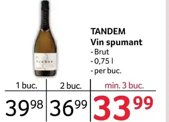 TANDEM Vin spumant