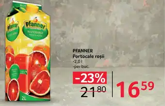 Selgros PFANNER Portocale roșii Ofertă
