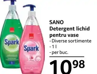 Selgros SANO Detergent lichid pentru vase Ofertă