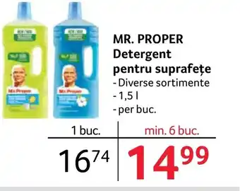 Selgros MR. PROPER Detergent pentru suprafețe Ofertă