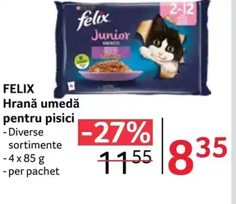 Selgros FELIX Hrană umedă pentru pisici Ofertă