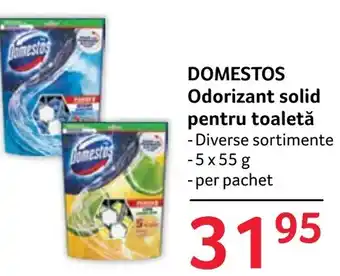 Selgros DOMESTOS Odorizant solid pentru toaletă Ofertă
