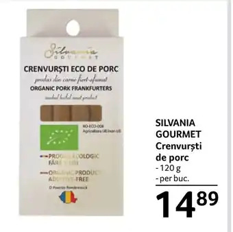 Selgros SILVANIA GOURMET Crenvursti de porc Ofertă