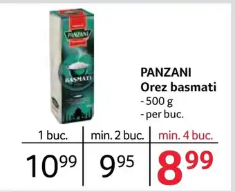 Selgros PANZANI Orez basmati Ofertă
