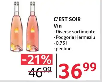 Selgros C'EST SOIR Vin Ofertă