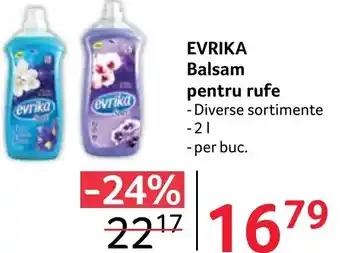 Selgros EVRIKA Balsam pentru rufe Ofertă
