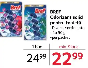 Selgros BREF Odorizant solid pentru toaletă Ofertă