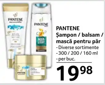 Selgros PANTENE Șampon / balsam / mască pentru păr Ofertă