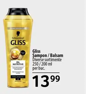 Selgros Gliss Şampon/Balsam Ofertă
