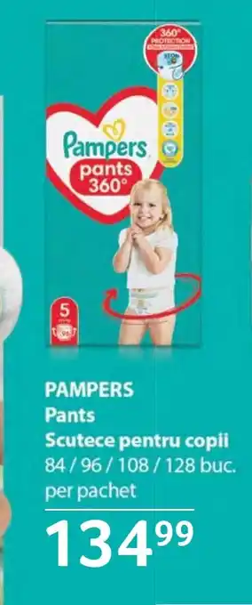 Selgros PAMPERS Pants Scutece pentru copii Ofertă