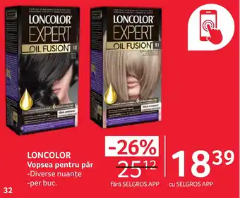 LONCOLOR Vopsea pentru păr
