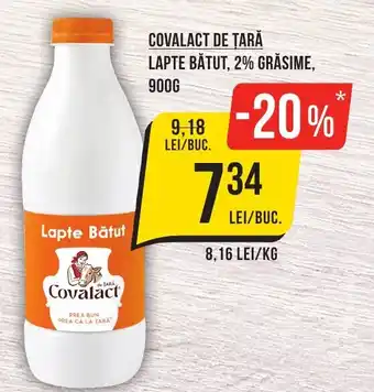 Mega Image COVALACT DE ŢARĂ LAPTE BĂTUT, 2% GRĂSIME, 900G Ofertă