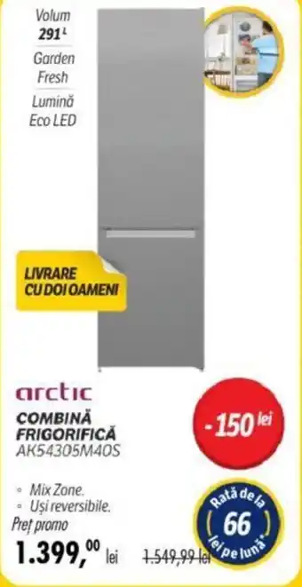 Flanco arctic COMBINA FRIGORIFICA AK54305M40S Ofertă