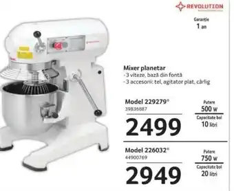 Selgros Mixer planetar Ofertă